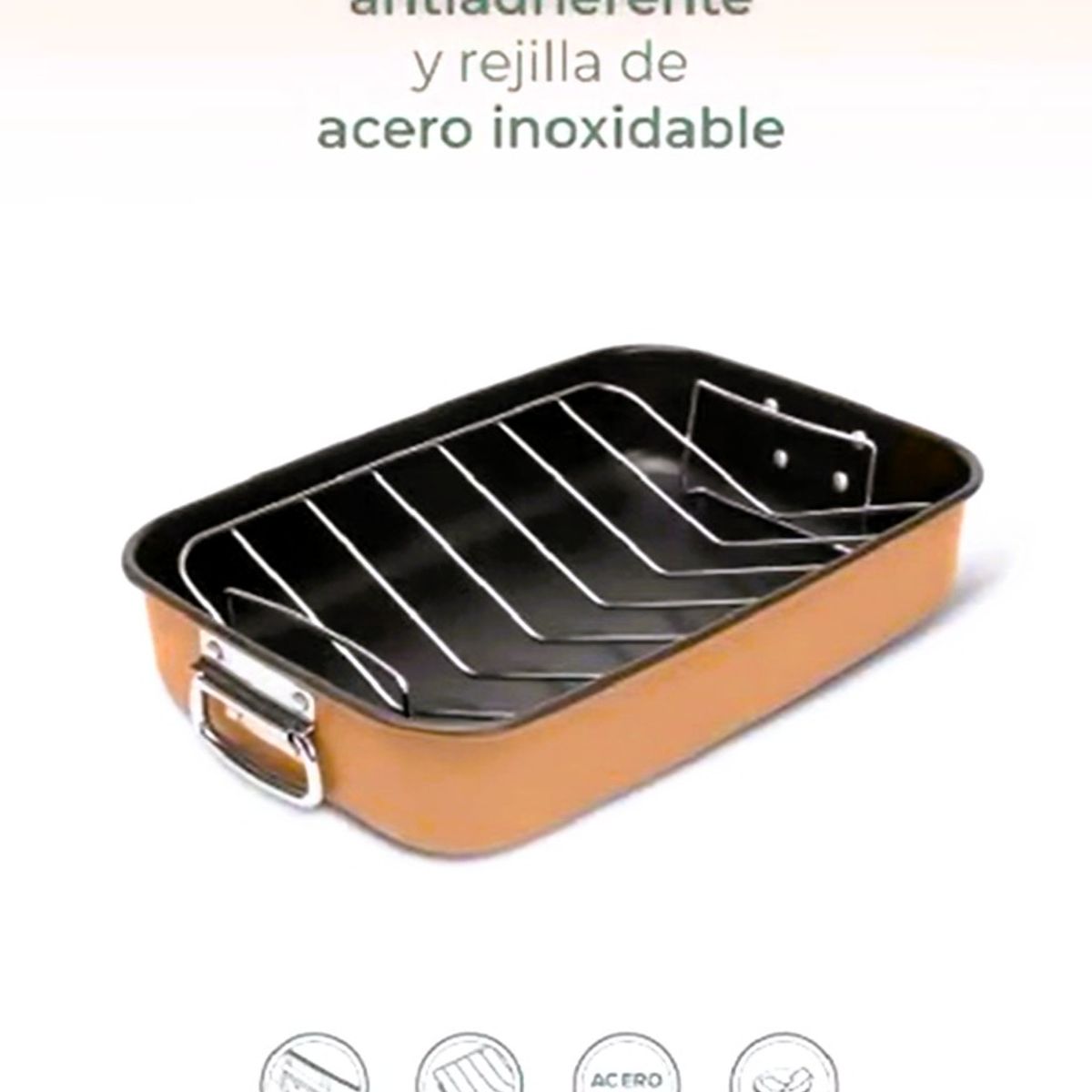 BEHOME - Bandeja Y Rejilla Inoxidable para horno 7 kg  Behome