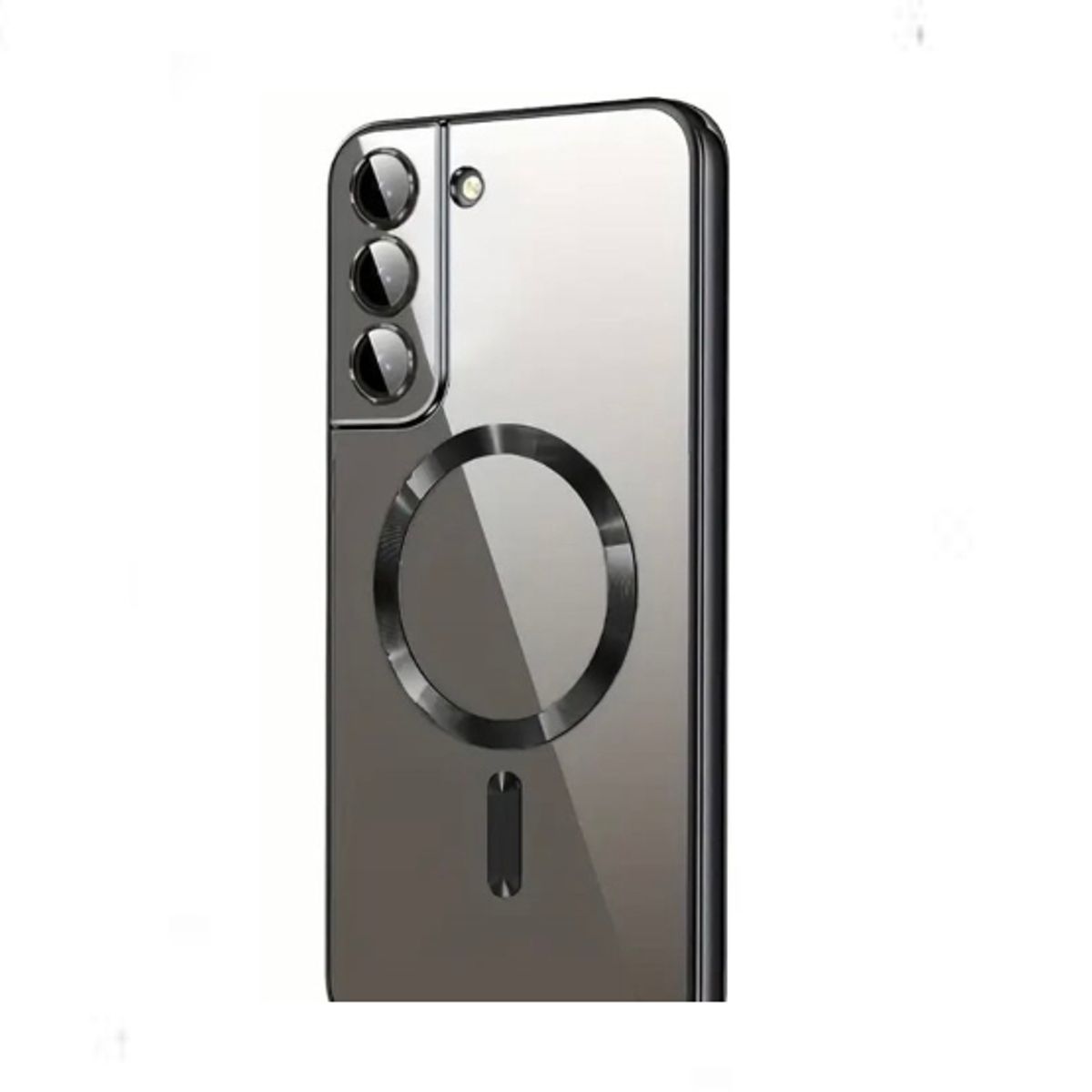 GENERICO - Funda Magnética para Samsung Galaxy S23 Ultra - Transparente - Negro