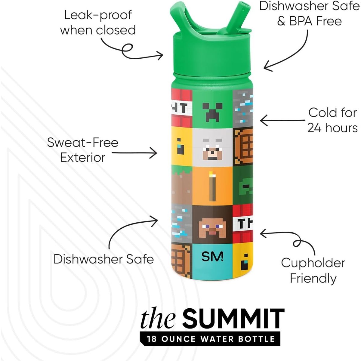 SIMPLE MODERN - Botella Térmica De Acero Inoxidable Tomatodo Minecraft