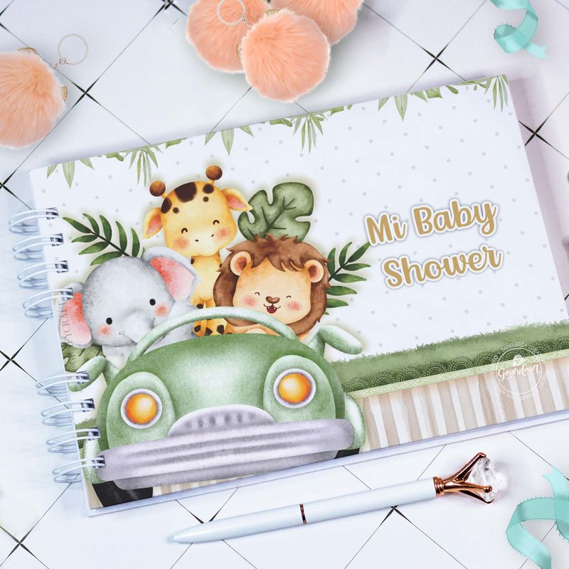 GENERICO - Baby Shower - Libro De Firmas - Album de Buenos Deseos