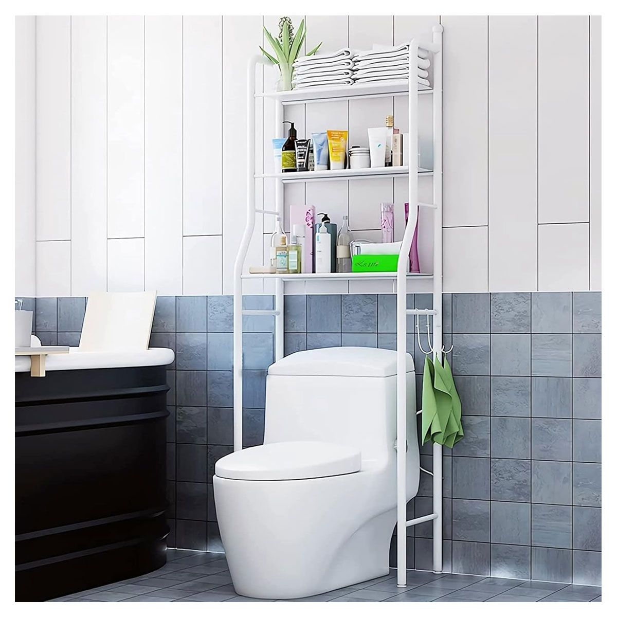 GRETAIL - Estante Organizador Para Baño Inodoro New Model 2025 De 3 Niveles
