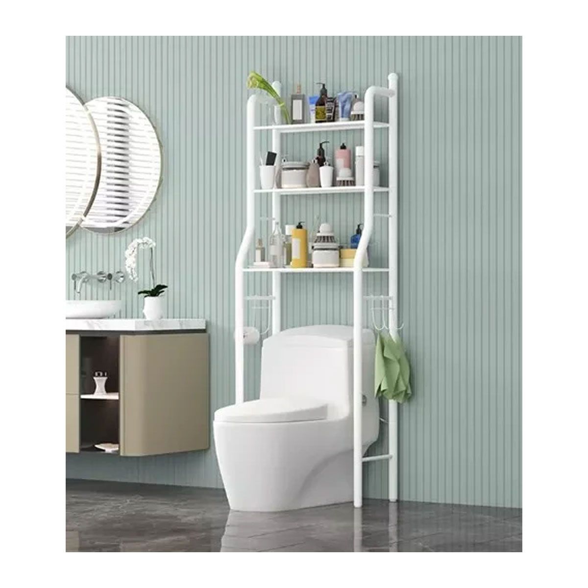GRETAIL - Estante Organizador Para Baño Inodoro New Model 2025 De 3 Niveles