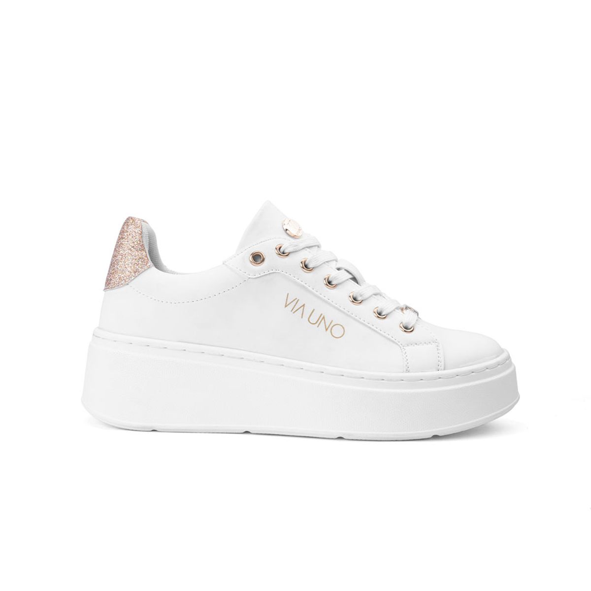VIA UNO - Zapatillas Via Uno 2Y3012-62 WhiteGold - Mujer