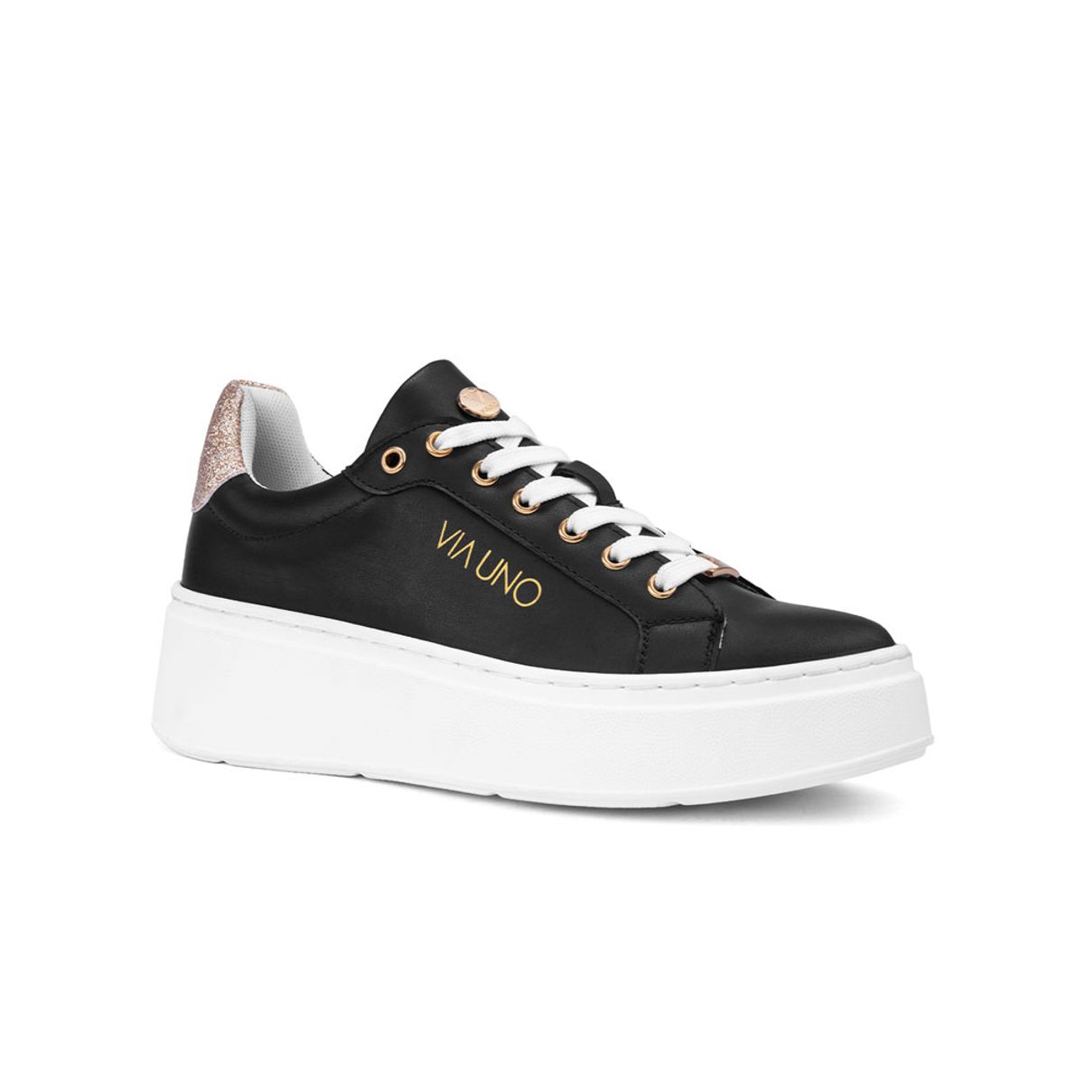 VIA UNO - Zapatillas Via Uno 2Y3012-62 BlackGold - Mujer