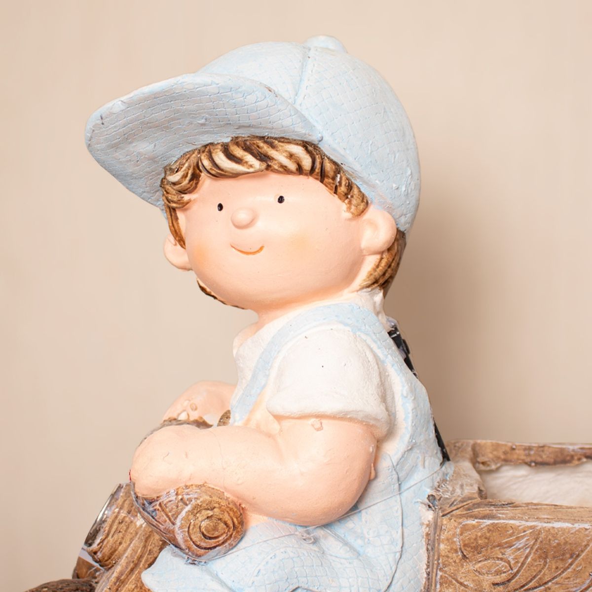 PANADECOR - Figura Decorativa De Niño En Triciclo