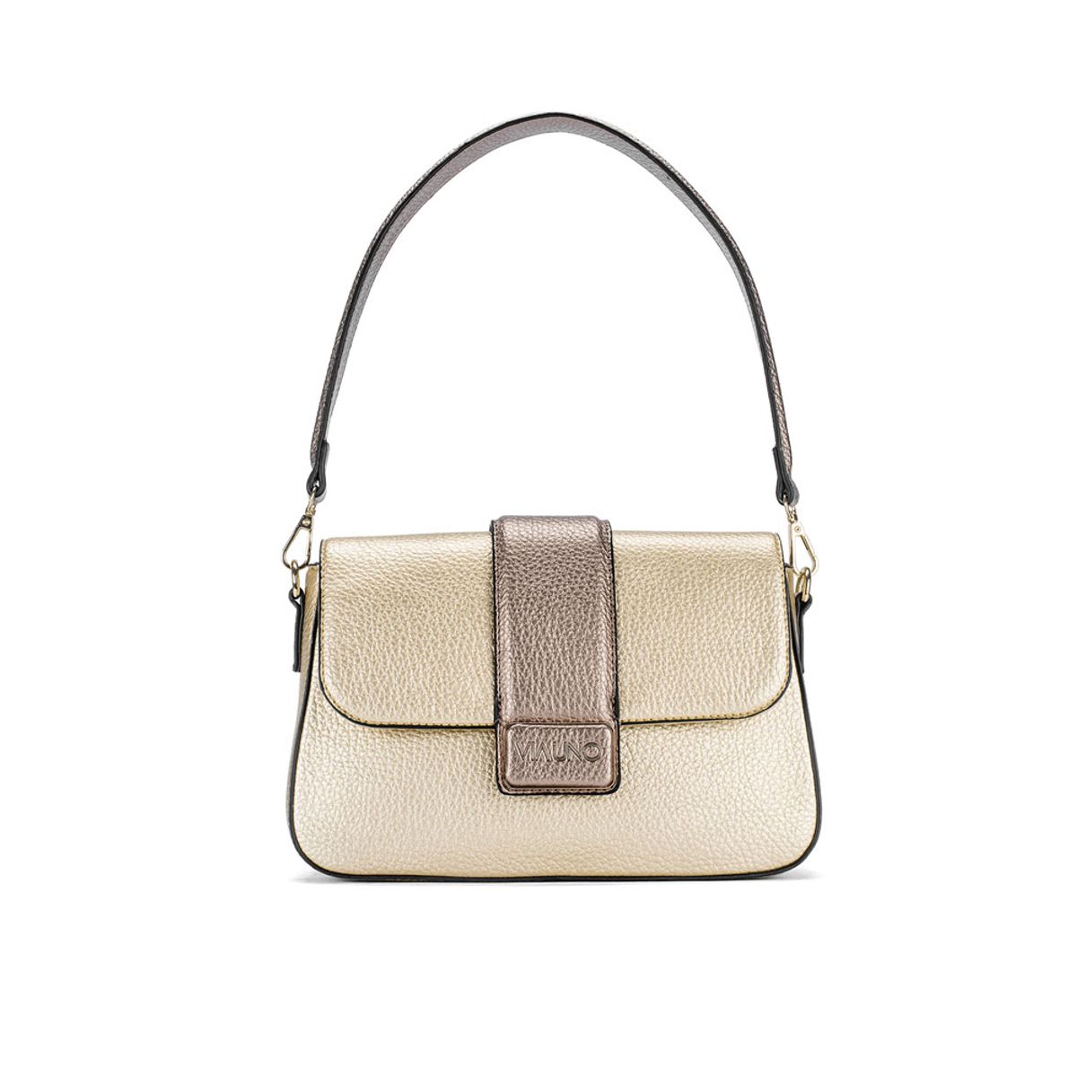 VIA UNO - Cartera Via Uno Rz6821 Gold - Mujer