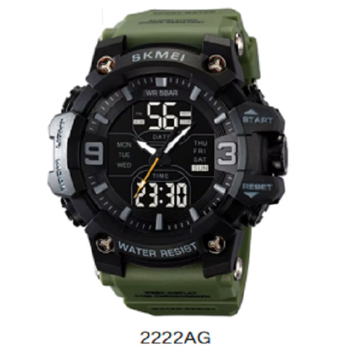 SKMEI - Reloj SKMEI Crusher 2222 Dual Fecha Multifunción