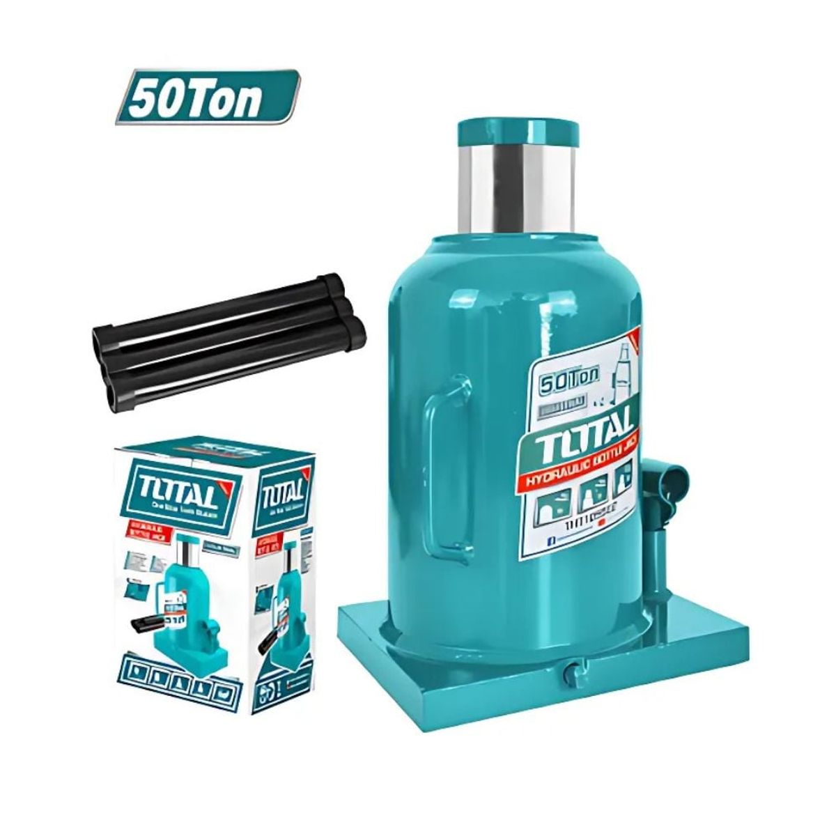 TOTAL TOOLS - GATA BOTELLA 50 TON ALTURA 280-470MM INDUSTRIAL - THT109502