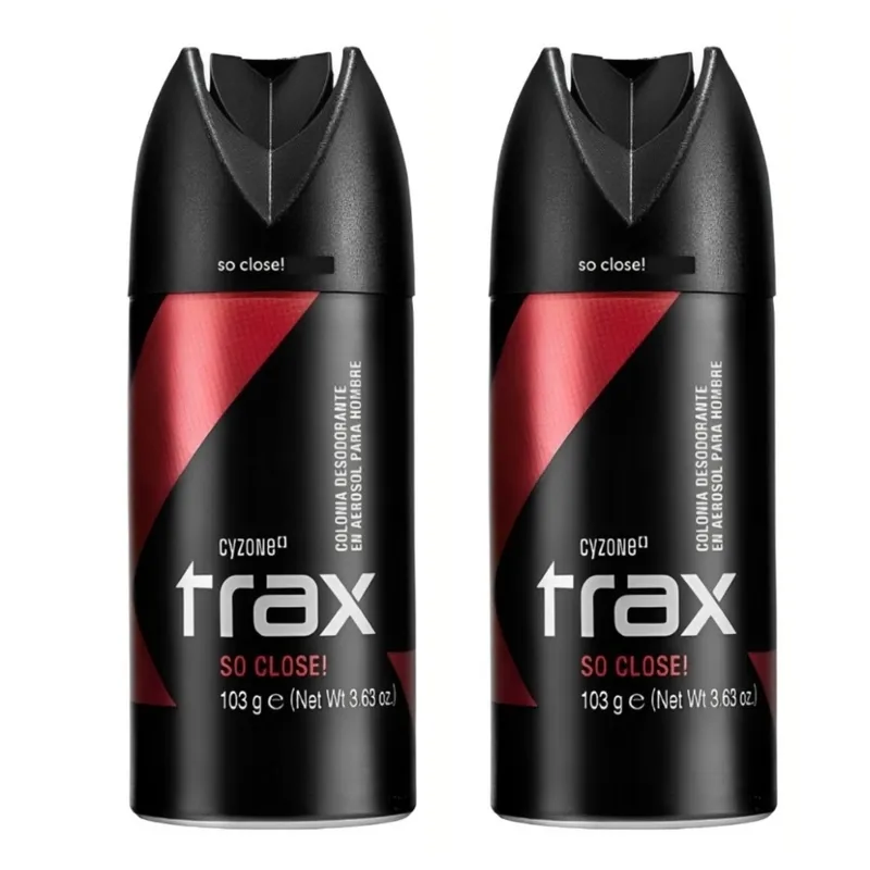 CYZONE - Set x 2 Colonia desodorante Trax cyzone so close!