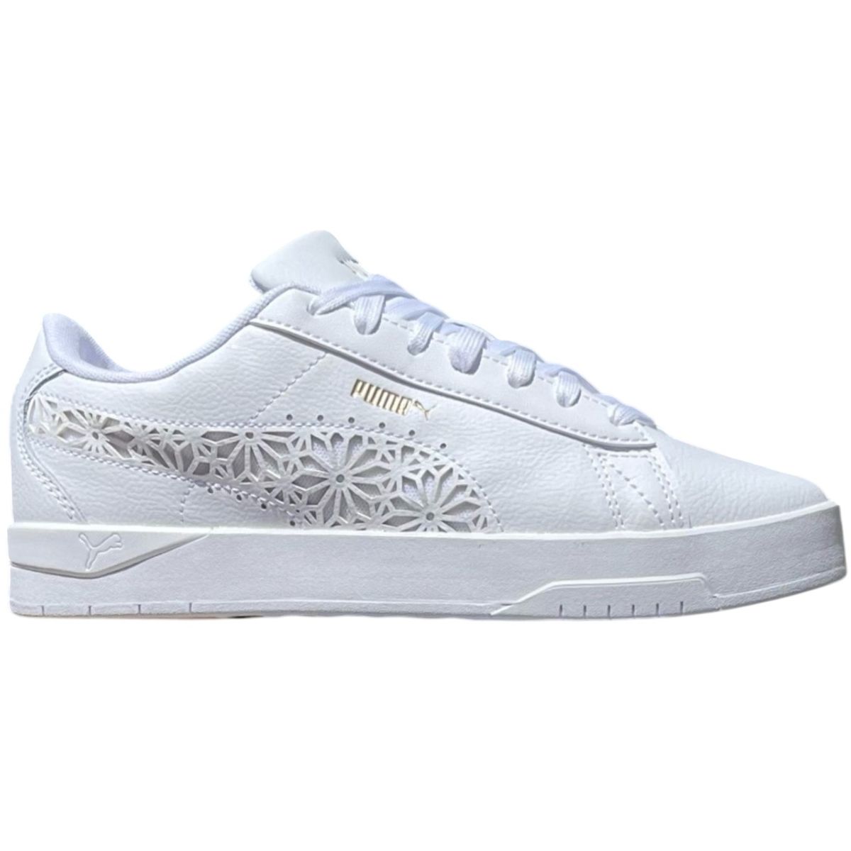 PUMA - Zapatilla Puma Jada Classic Lasercut 403187 01 Blanco para Mujer.-