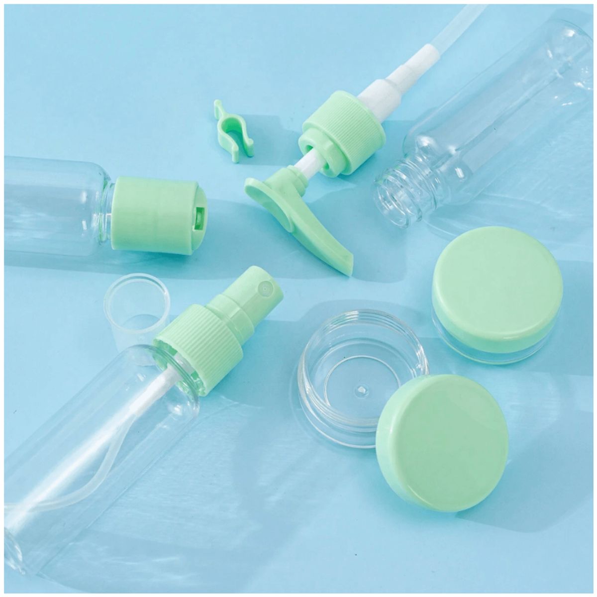 INSPIRA MARKET - Set x6 Frascos Atomizador dispensador contenedor Portátil