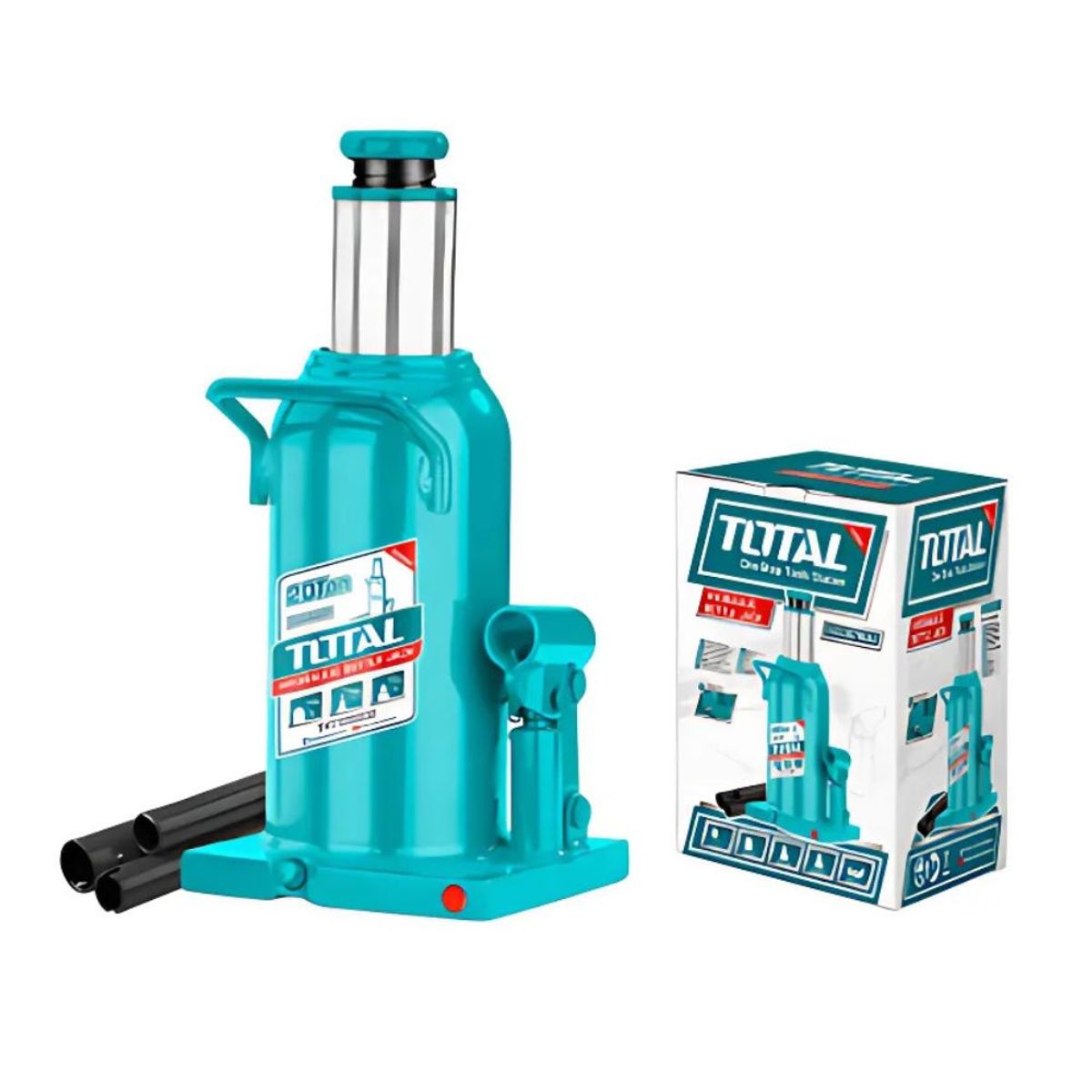 TOTAL TOOLS - GATA BOTELLA 20 TON ALTURA 240-460MM INDUSTRIAL - THT109202
