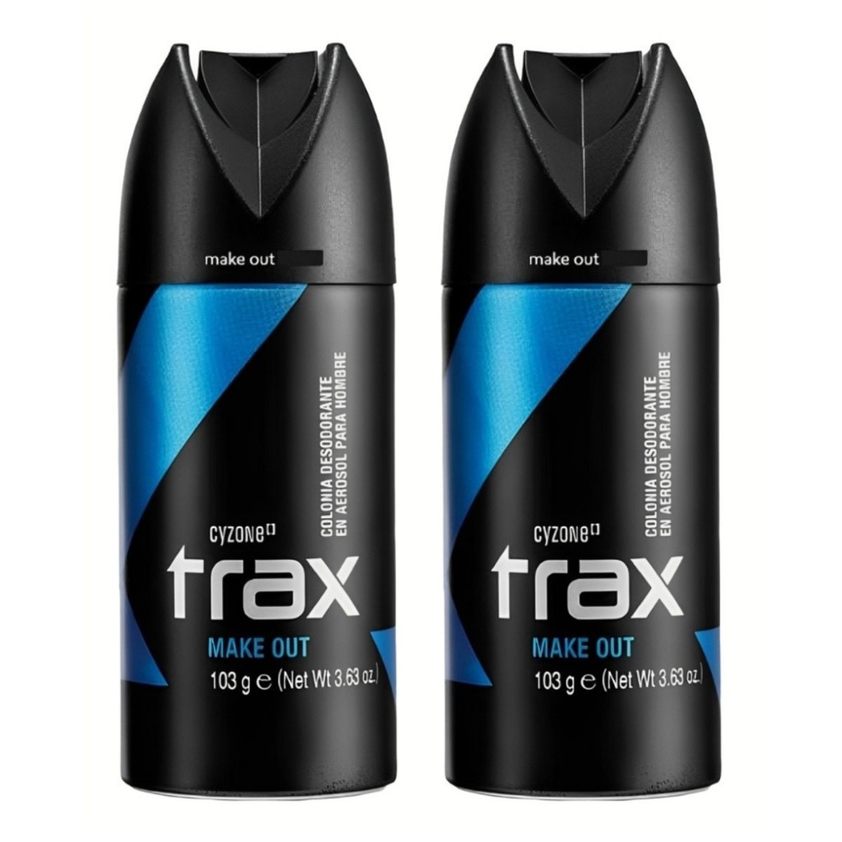 CYZONE - Set x 2 Colonia desodorante Trax  make out cyzone