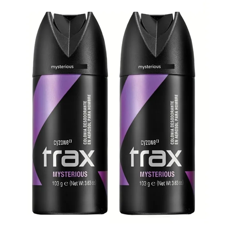 CYZONE - Set x 2 Colonia desodorante Trax Mysterious cyzone
