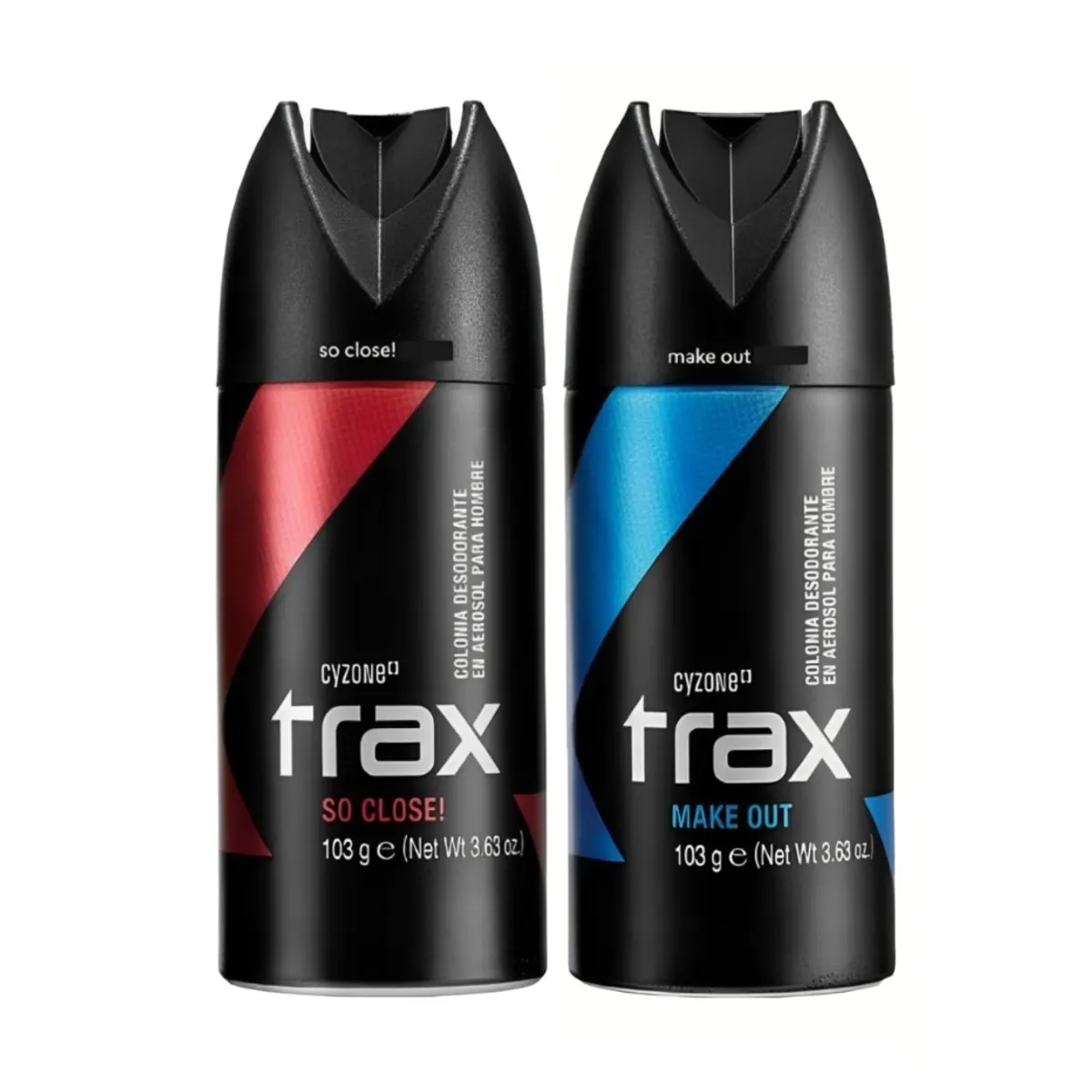 CYZONE - Set x 2 Colonia desodorante Trax so close! + Make out cyzone