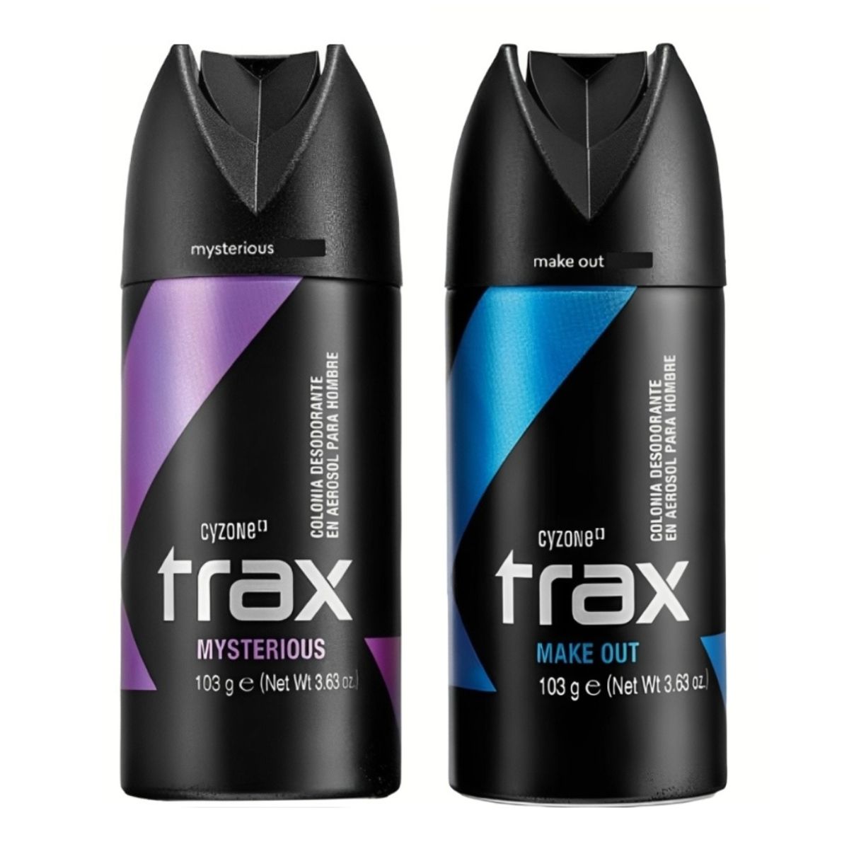 CYZONE - Set x 2 Colonia desodorante Trax Mysterious +  Make out cyzone