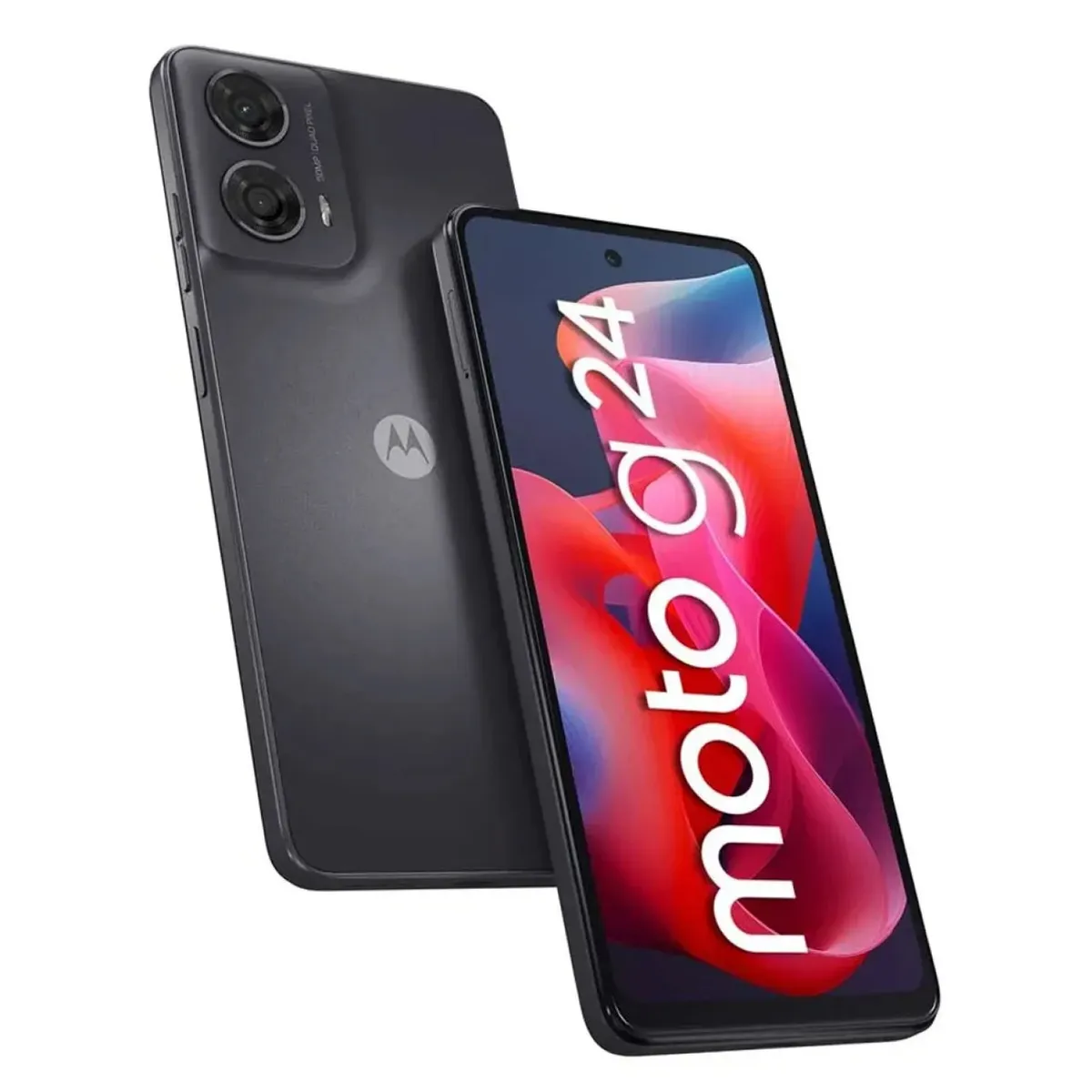 MOTOROLA - Celular Motorola G24 256GB 4GB ram cámara principal 50MP + 2MP frontal 8MP 66 gris