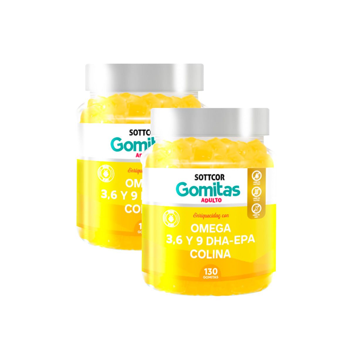 GENERICO - Gomitas De Omega 3 Sottcor 2 Pack