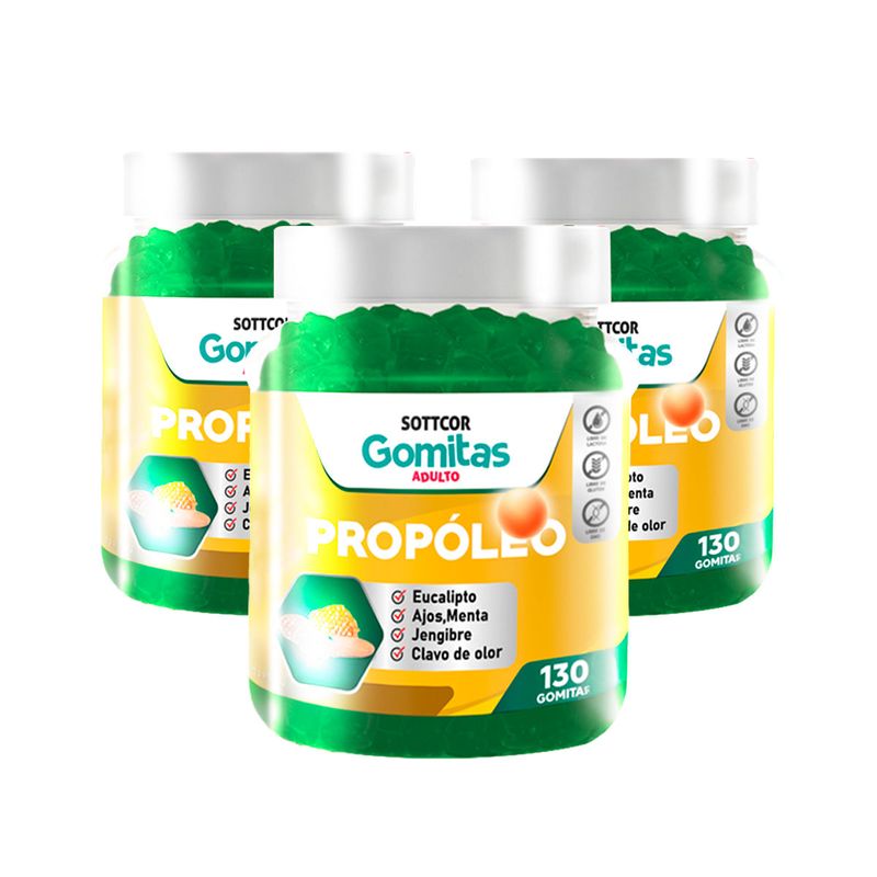 GENERICO - Gomitas De Propolio Sottcor 3 Pack