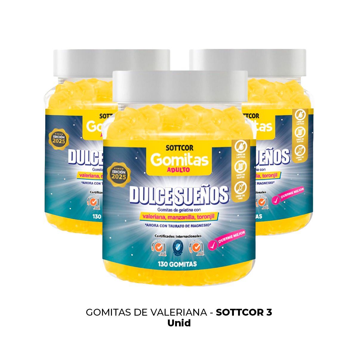 GENERICO - Gomitas De Valeriana Sottcor 3 Pack