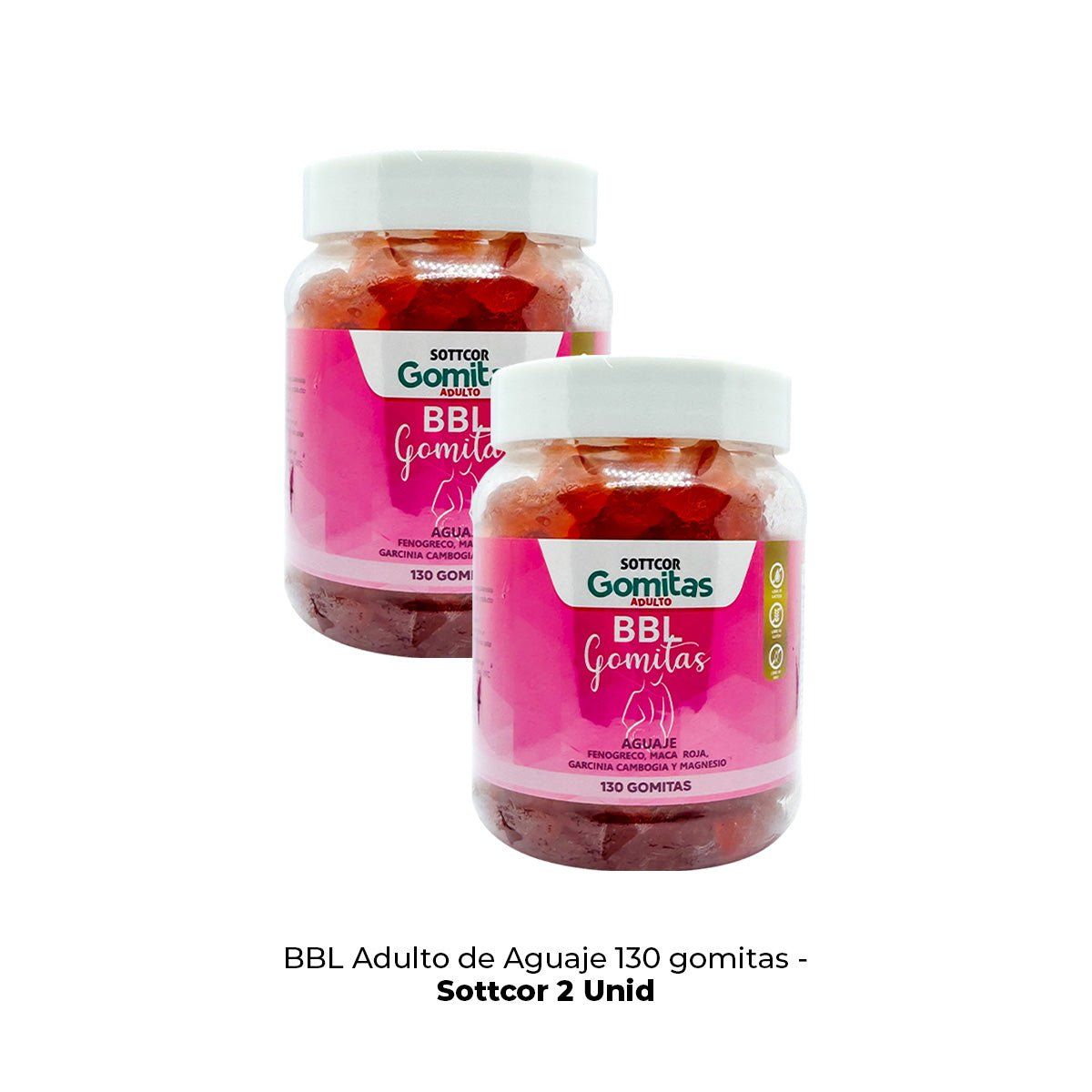 GENERICO - Aguaje Bbl para Adultos Gomitas Sottcor 100gr 2Und