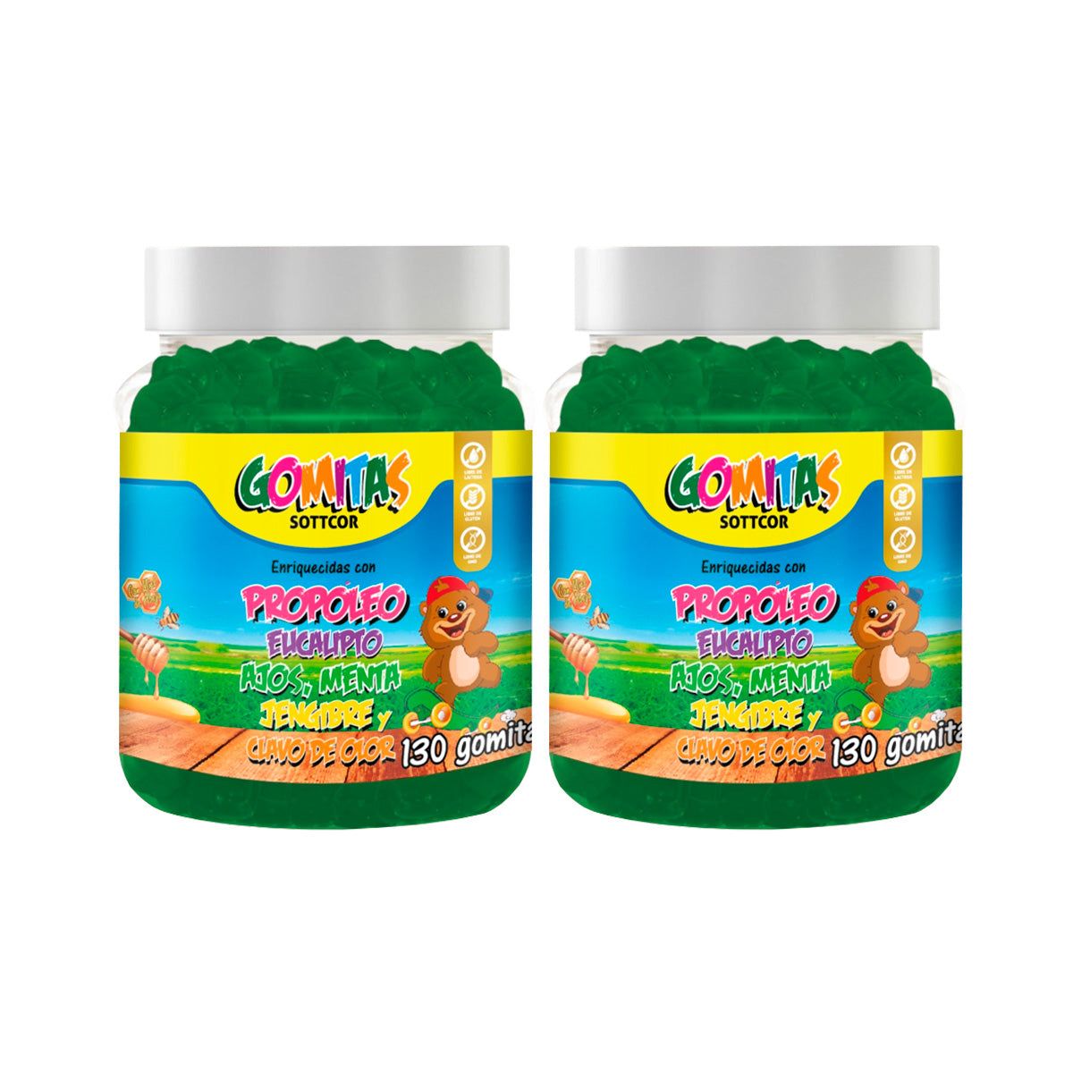GENERICO - Gomitas para Niños Propoleo 130 Gomitas Sottcor 2 und