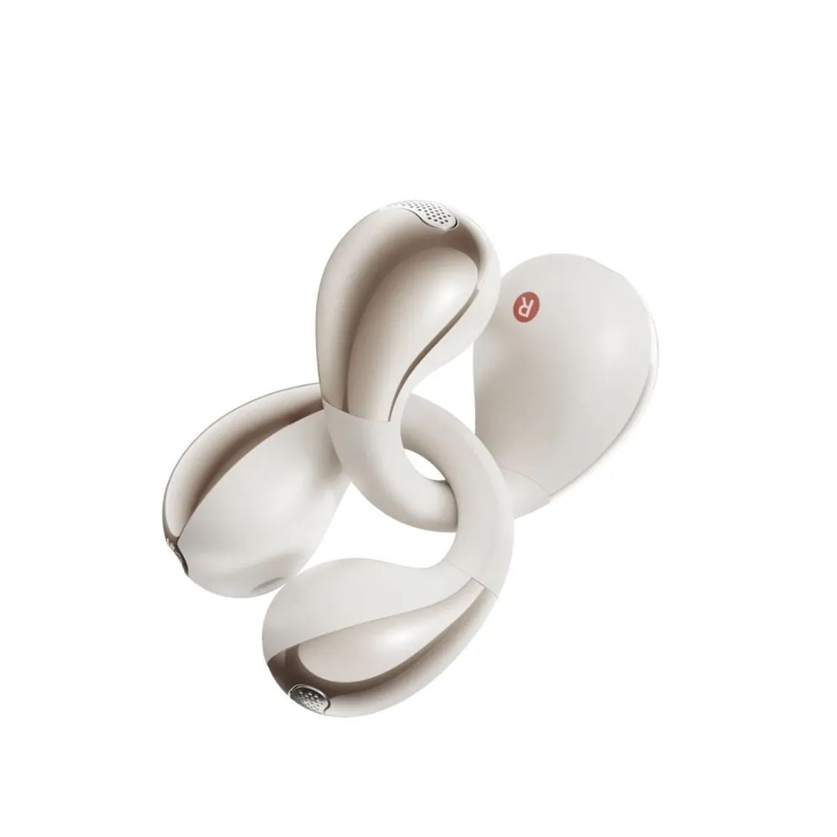 QCY - Auriculares Deportivos QCY Crossky C30 Oreja Abierta con Clip Blanco