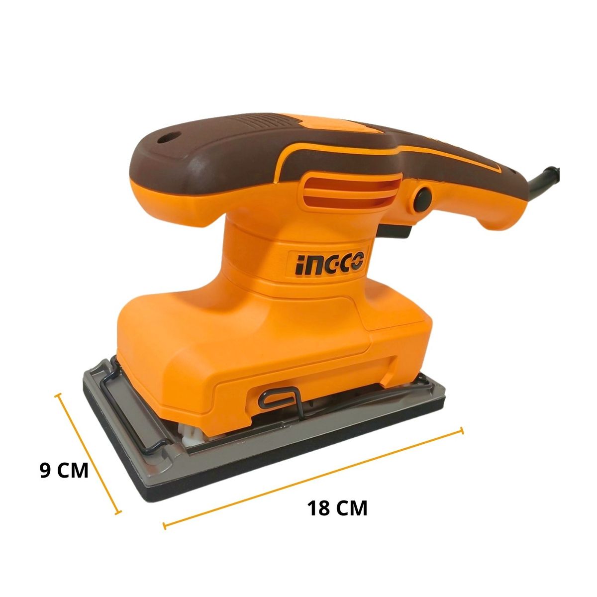 INGCO TOOLS - Lijadora orbital 320w + 5 lijas industrial Ingco