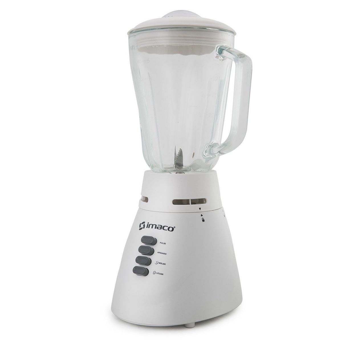IMACO - Licuadora BL4125V 350 Watts Blanco 1.25 Litros.
