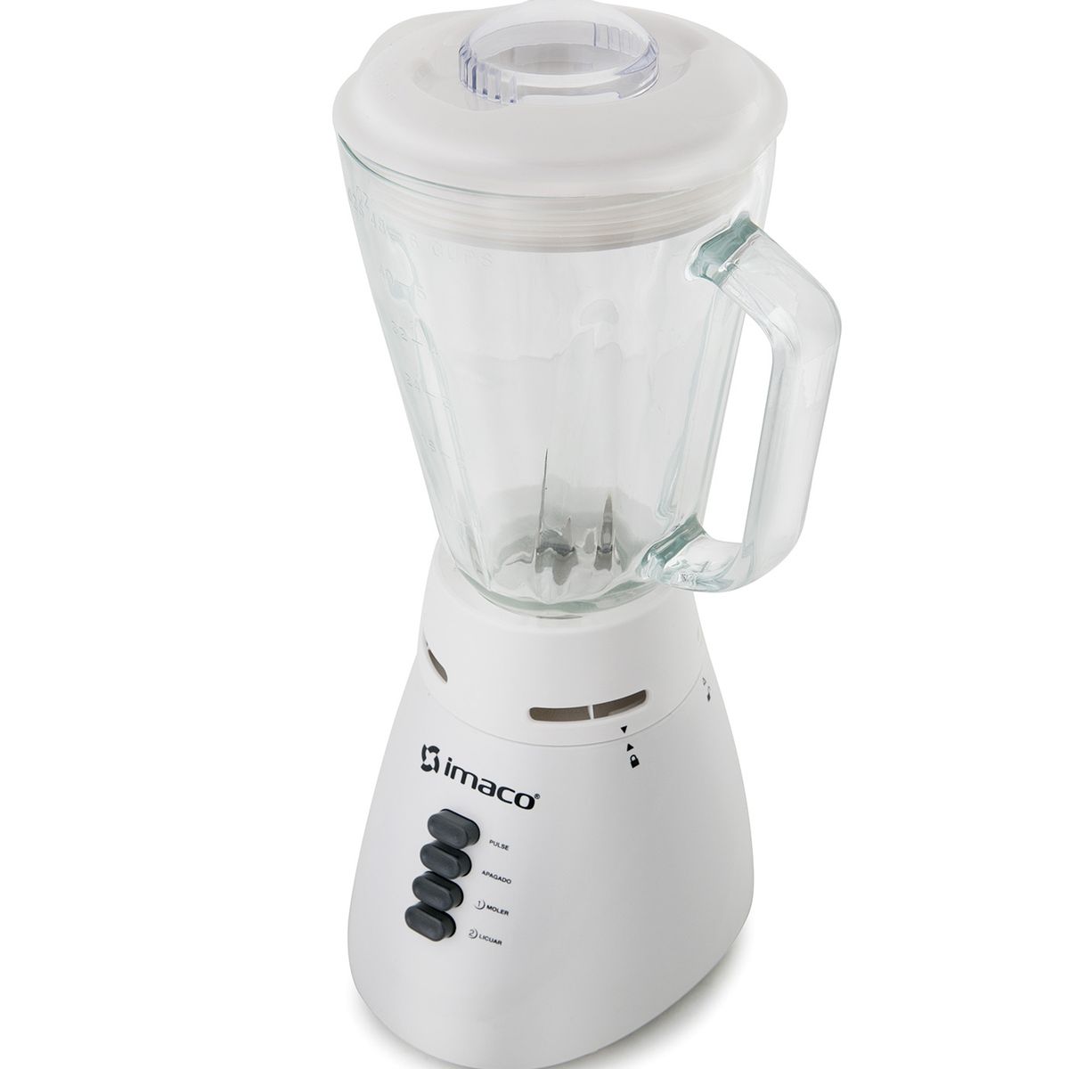 IMACO - Licuadora BL4125V 350 Watts Blanco 1.25 Litros.