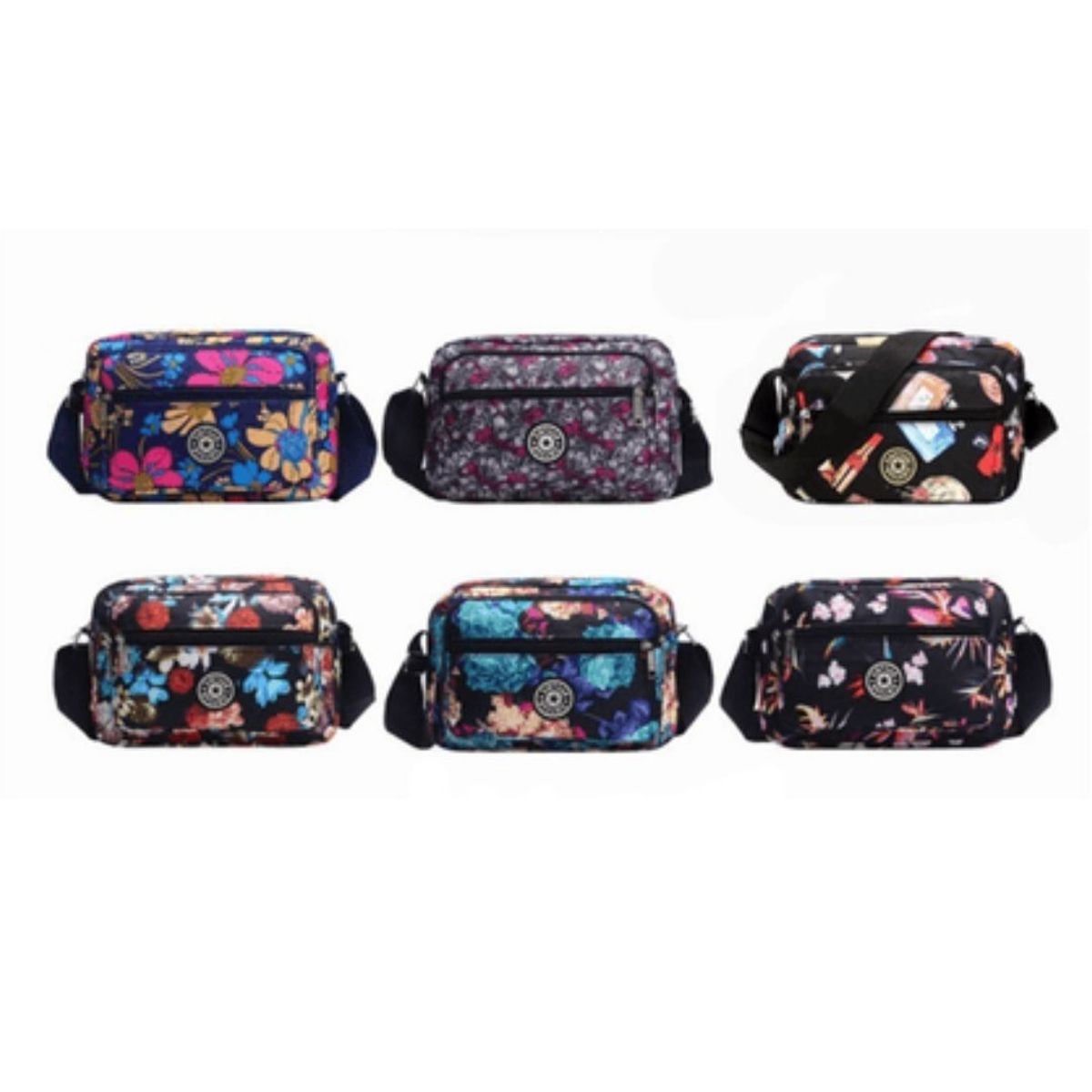 GENERICO - CARTERA MORRAL CON DISEÑOS FLORES