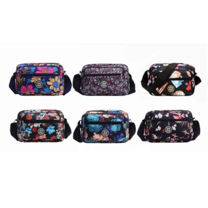 GENERICO - CARTERA MORRAL CON DISEÑOS FLORES