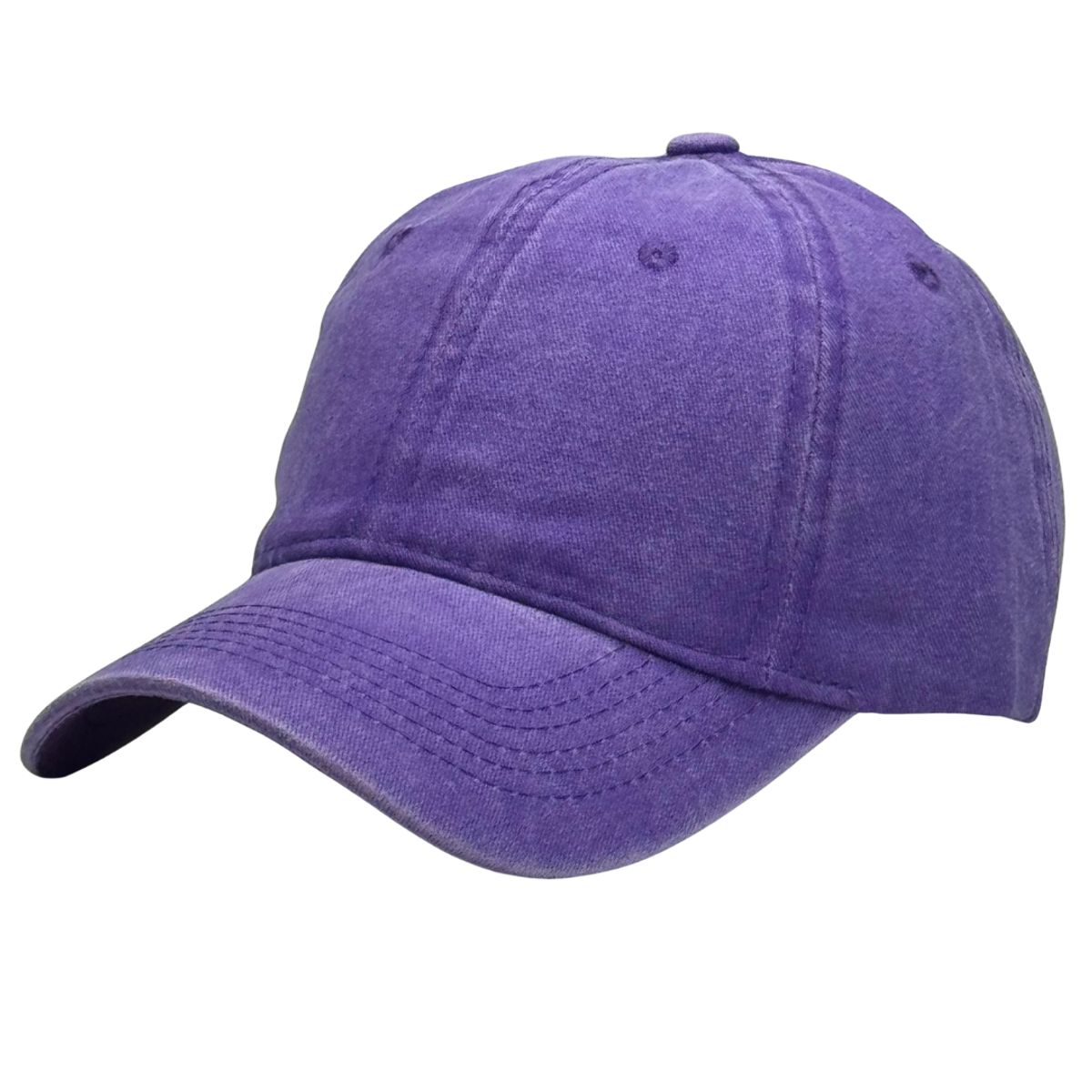 GENERICO - Gorra Casual Mujer Vintage color Morado modelo béisbol