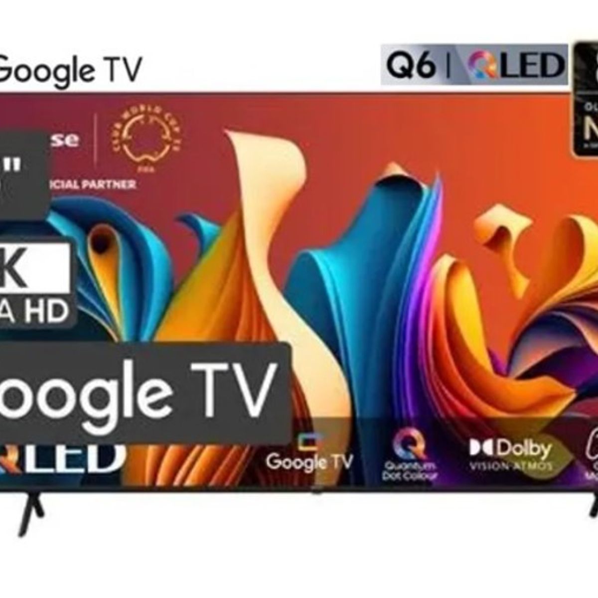HISENSE - Televisor Hisense Qled 85 85q6n 4k Google Tv
