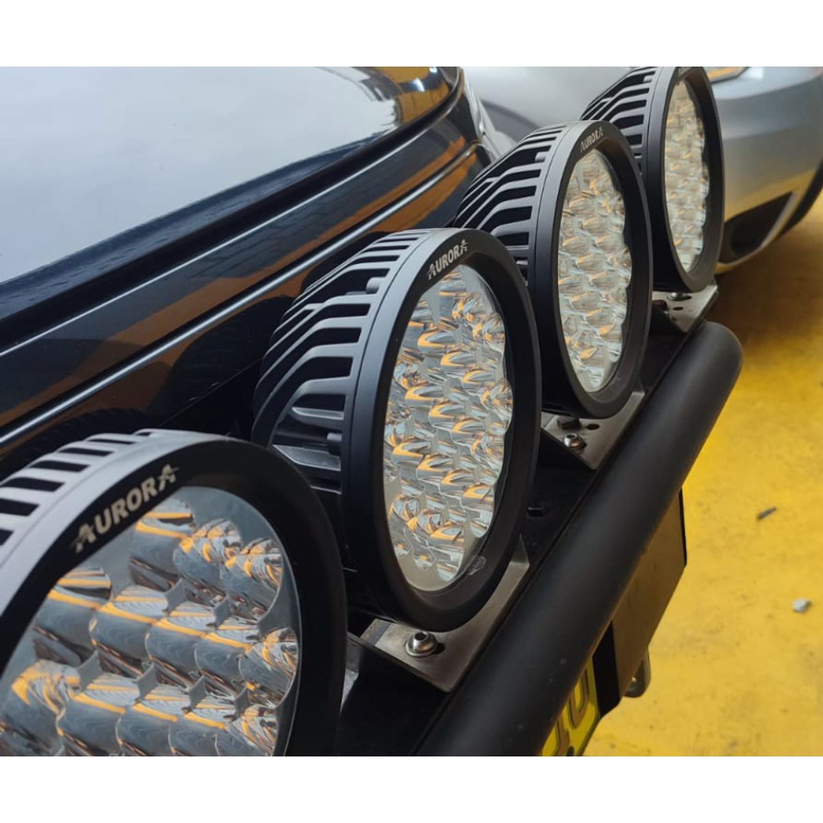 AURORA - FARO LED REDONDA AURORAR PARA COCHE ALO-GR7-B