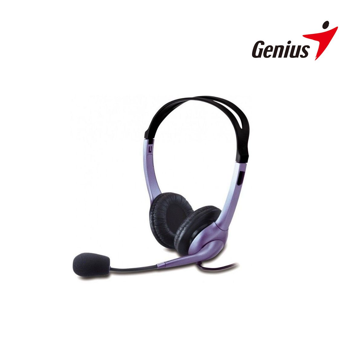 GENIUS - Audifono con Microfono Blue HS-04S Single Plug Para Laptop