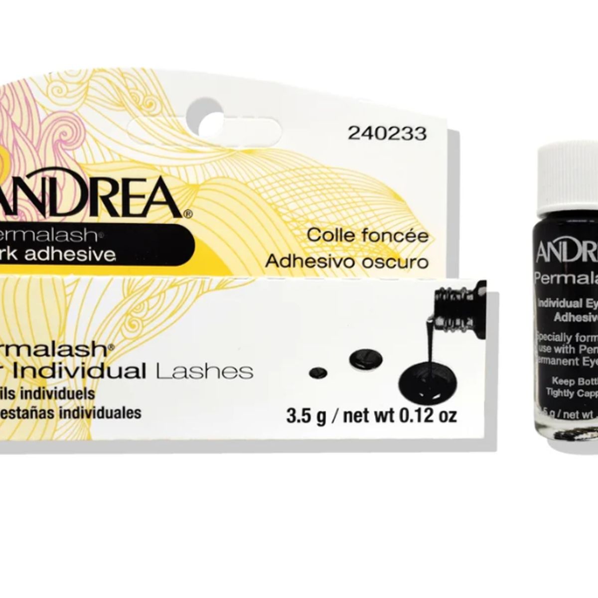 ANDREA - Pegamento Oscuro para Pestañas Individuales