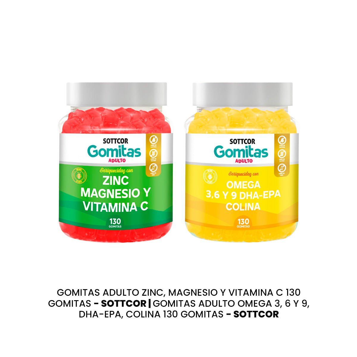 GENERICO - Gomitas De Zinc Adulto + Gomitas De Omega 3