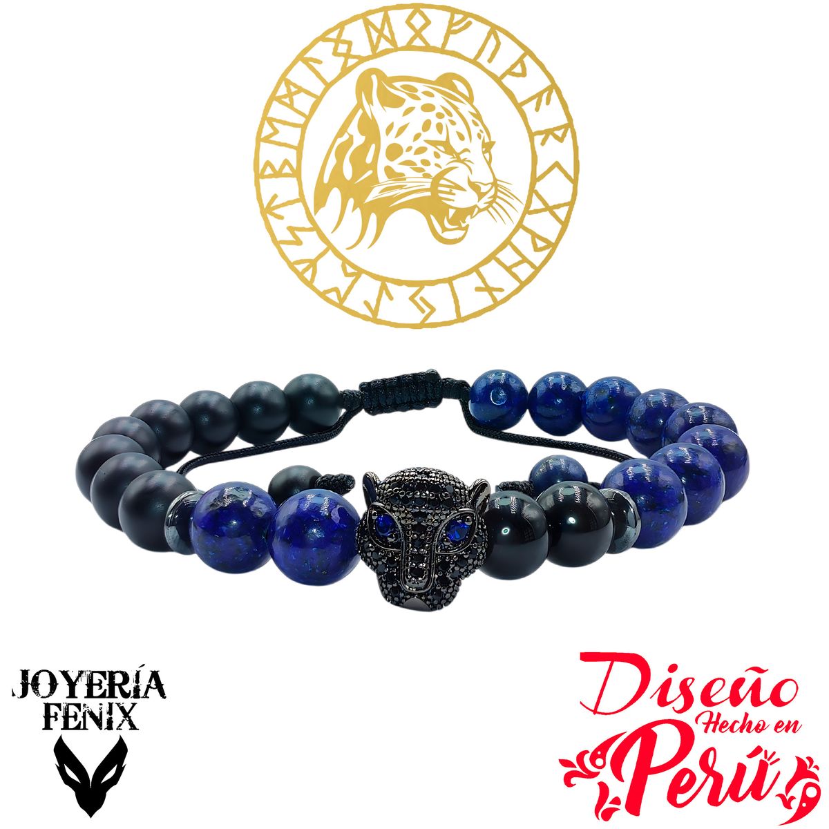 JOYERIA FENIX - Pulsera Leopardo Zircón V1 - Joyería Fenix