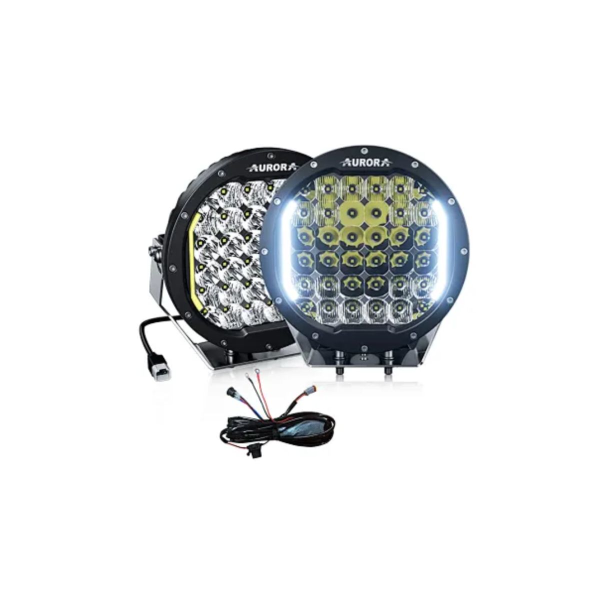 AURORA - FARO LED AURORA REDONDA PARA COCHE ALO-R-7-P7E7DH