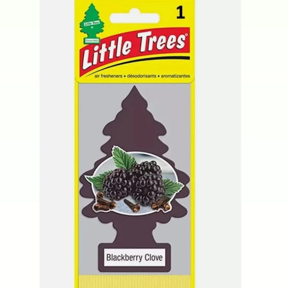 GENERICO - AMBIENTADOR COLGANTE PARA AUTO AROMA A MORA