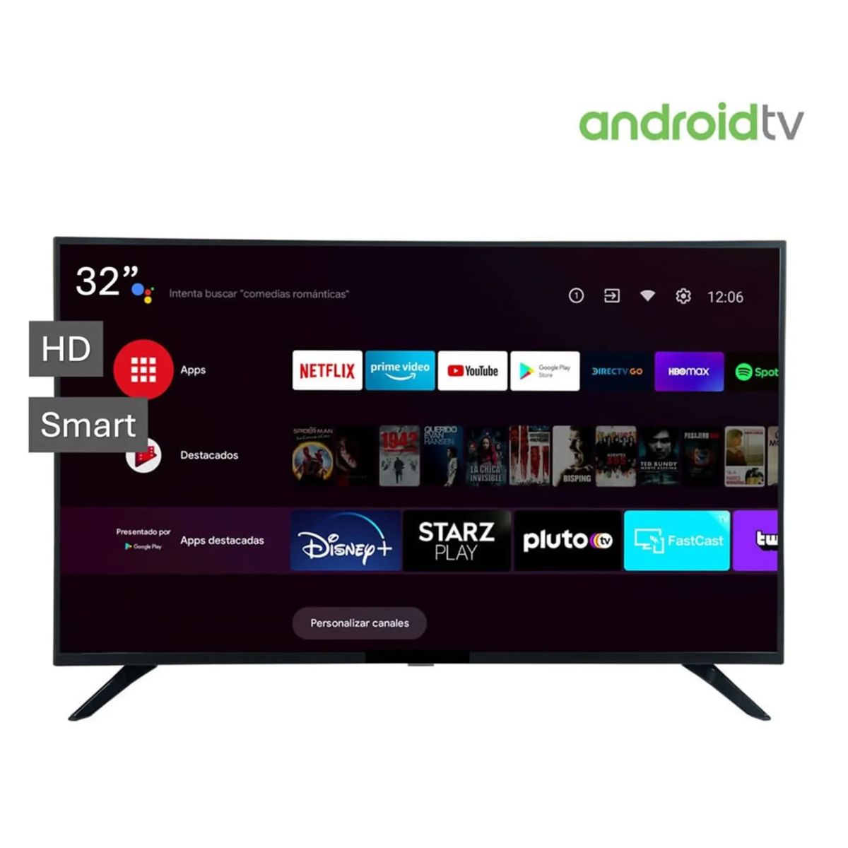 GENERICO - TELEVISOR INNOS 32 SMART TV ANDROID TV HD LED - S3201KU