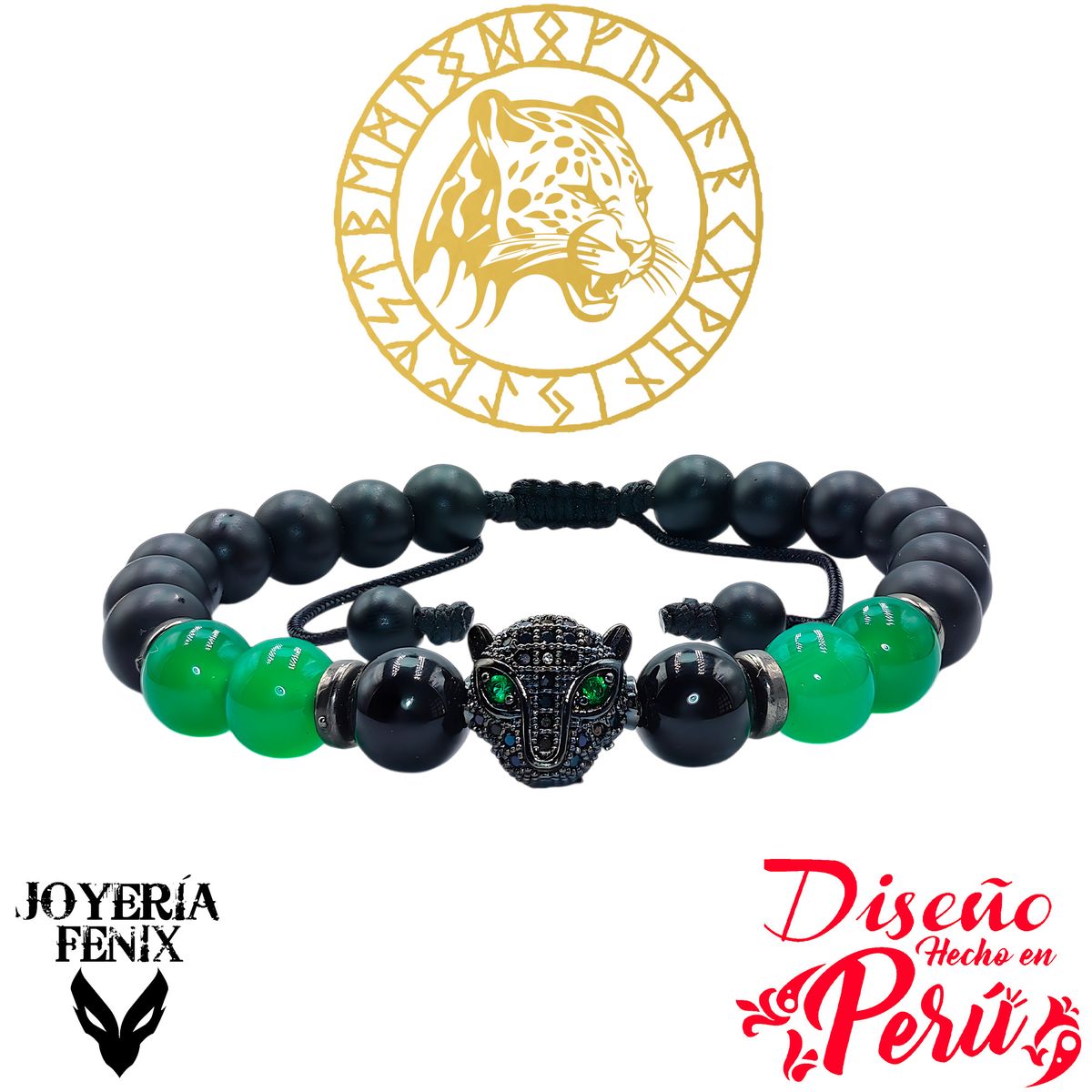 JOYERIA FENIX - Pulsera Leopardo Zircón V2 - Joyería Fenix