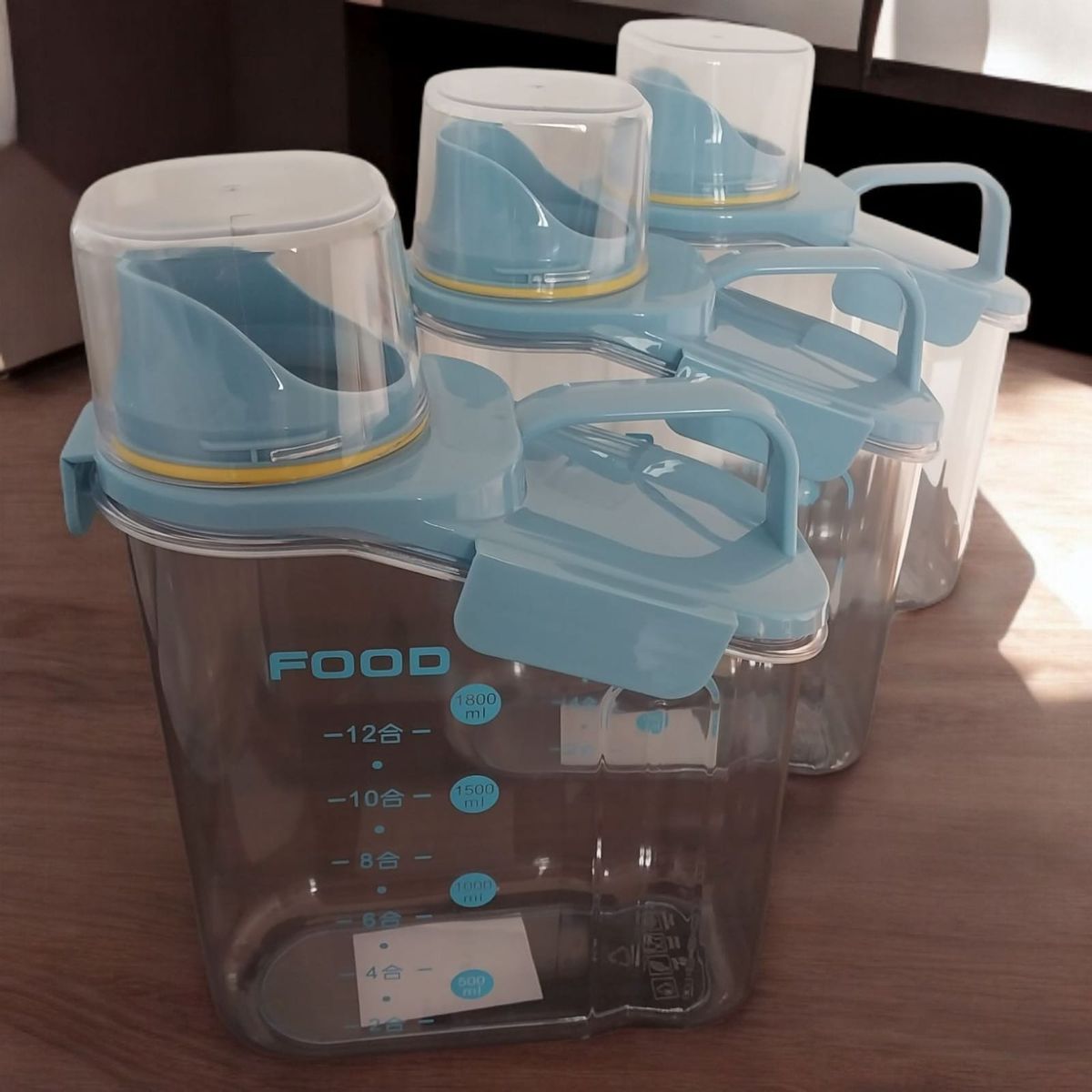 WELL BEING - COMBO 3 PAQUETES DEPÓSITOS HERMÉTICOS PARA GRANOS IAZULI 2000ML