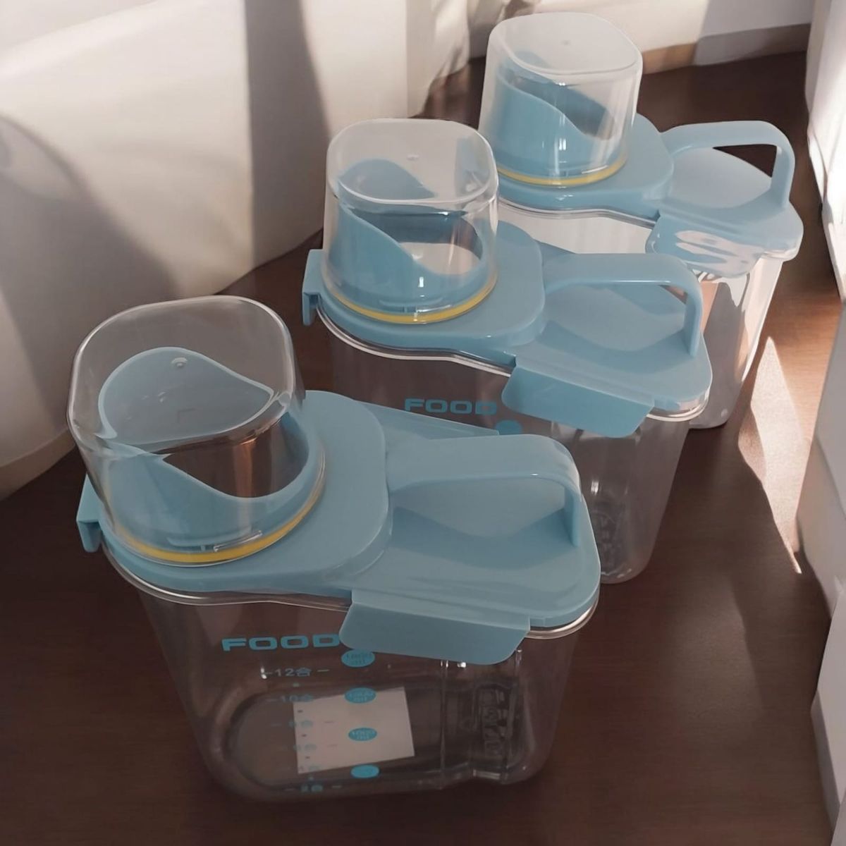 WELL BEING - COMBO 3 PAQUETES DEPÓSITOS HERMÉTICOS PARA GRANOS IAZULI 2000ML