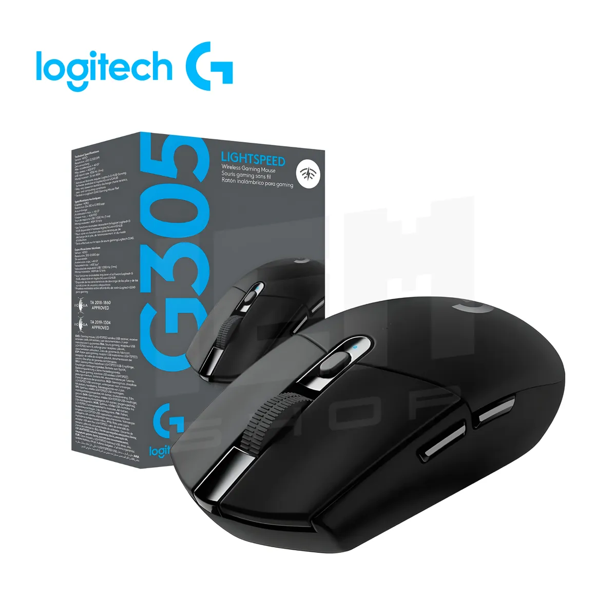 LOGITECH - Mouse Gamer G305 Inalambrico Lightspeed Negro