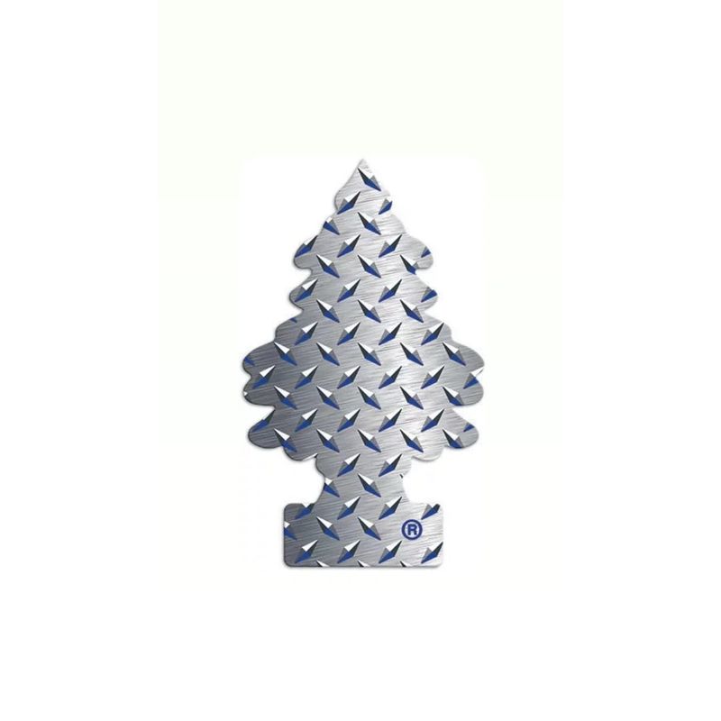 GENERICO - AMBIENTADOR COLGANTE PARA AUTO LITTLE TREES AROMA ACERO