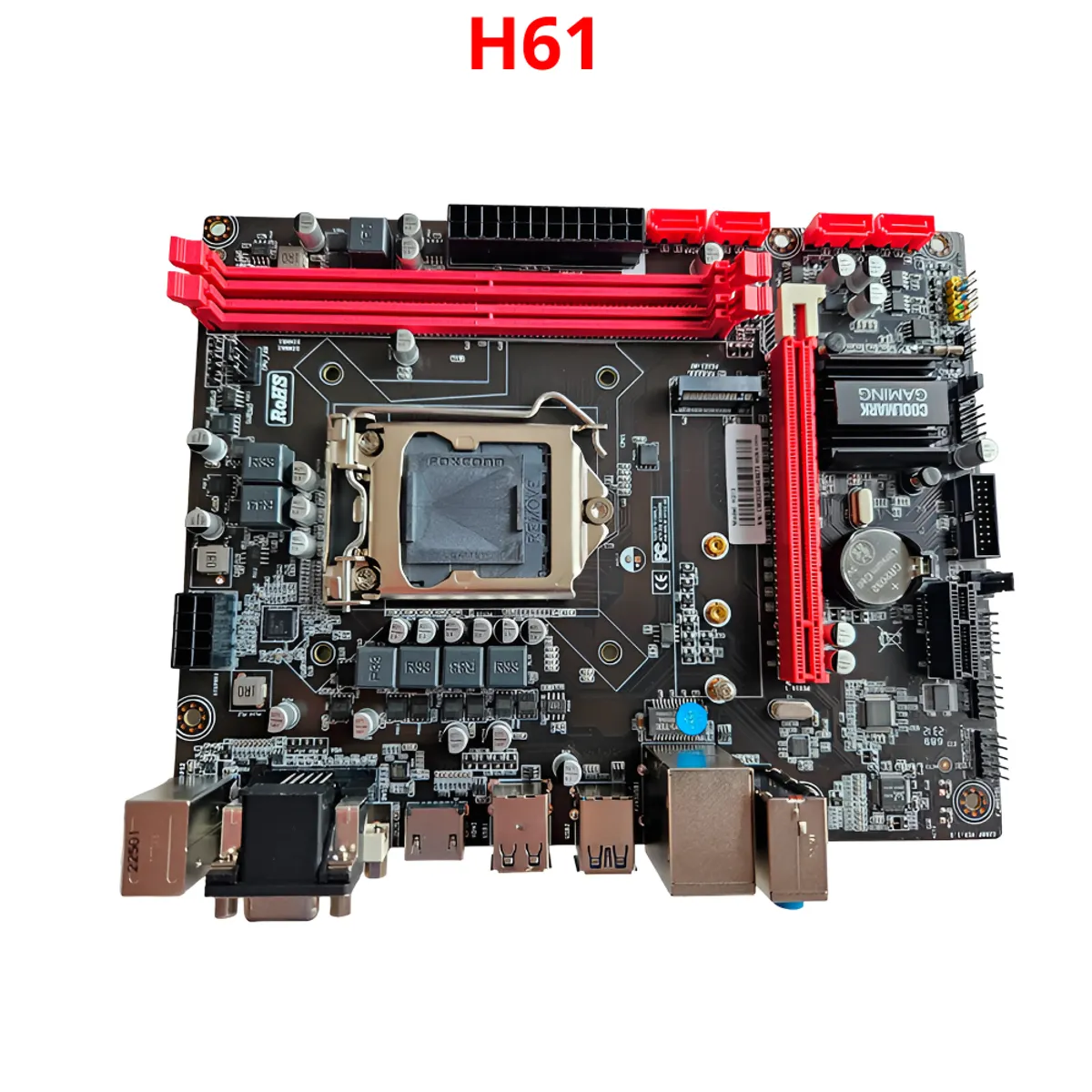 GENERICO - PLACA MADRE H61 LGA 1150 COOLMARK PARA INTEL 2DA Y 3RA GENERACION