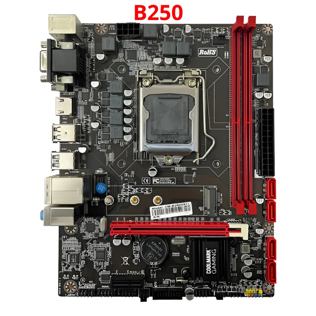 GENERICO - PLACA MADRE B250 COOLMARK PARA INTEL 6TA 7MA 8VA Y 9NA GENERACION