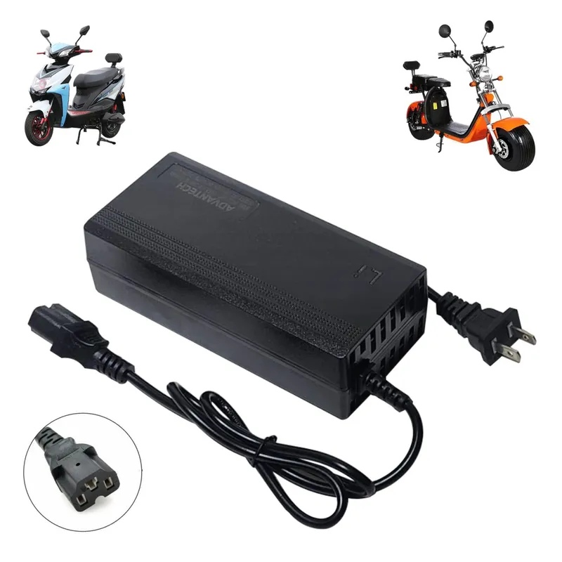 ADVANTECH - Cargador Para Moto Eléctrica de 60V Bat Litio Sal 67-2V 3A
